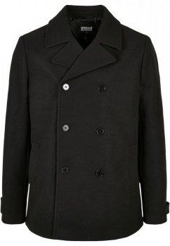 Pánský kabát Urban Classics Classic Pea - černý