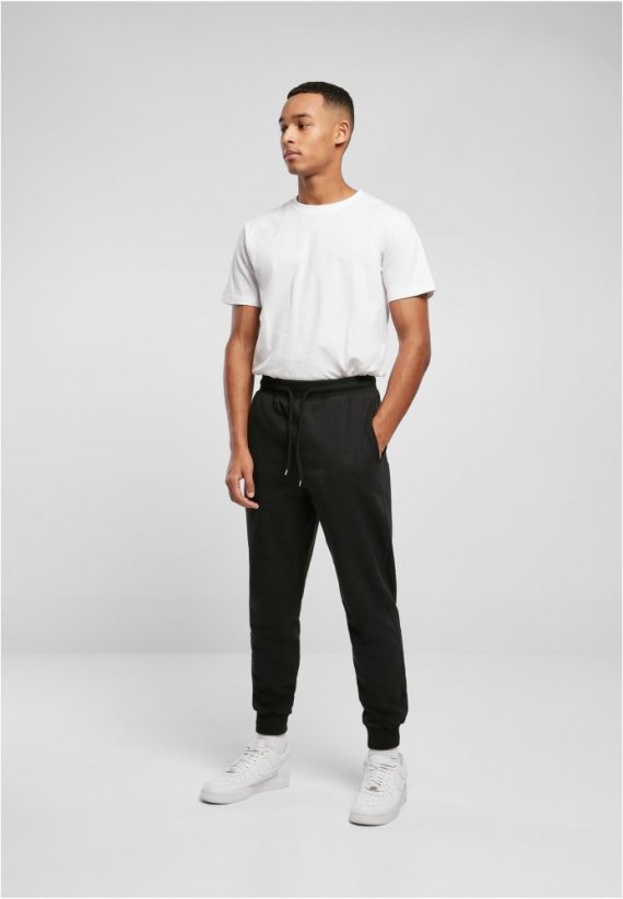 Męskie spodnie dresowe Urban Classics Basic Sweatpants - czarne