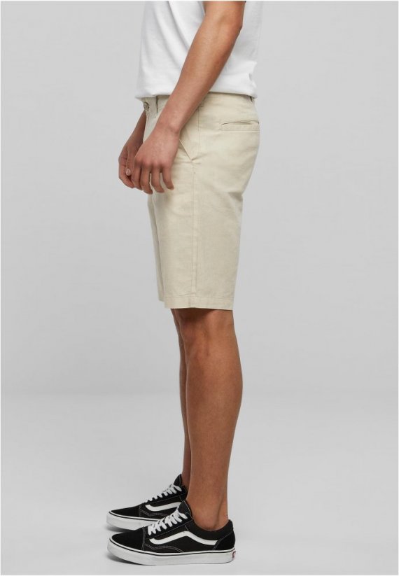 Cotton Linen Shorts - softseagrass