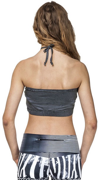 Podprsenka Horsefeathers Athletic Bandeau black