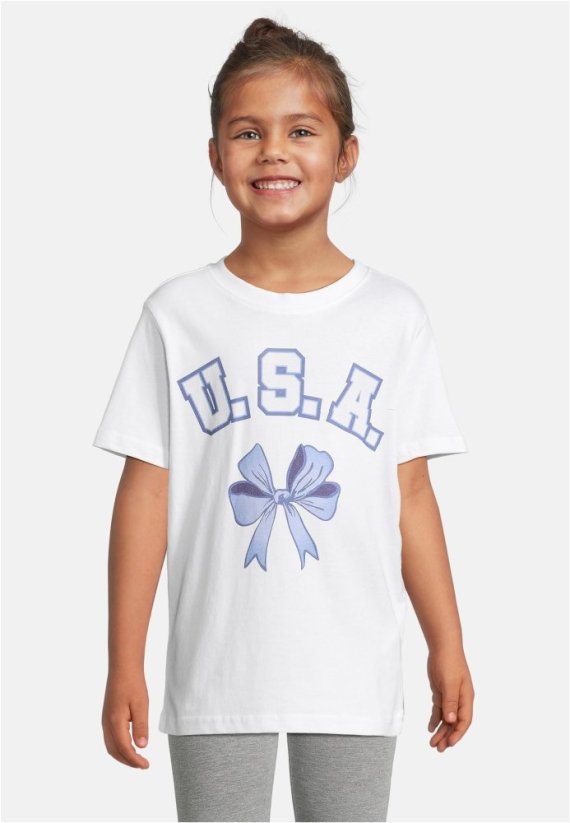 T-Shirt 2 Pack - kurzarm - USA Bow & Girls Club white+white 134/140