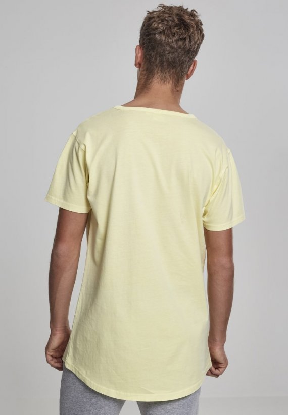 T-shirt Urban Classics Garment Longshape Tee - powder yellow