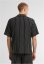 Striped Crinkle Resort Shirt offwhite/black 5XL - black/offwhite