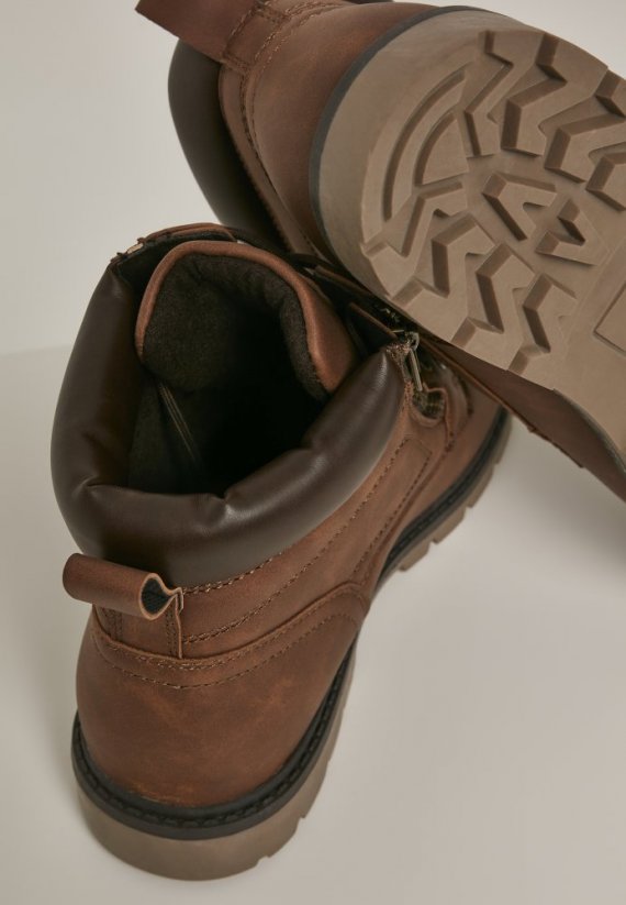 Topánky Urban Classics Basic Boots - darkbrown