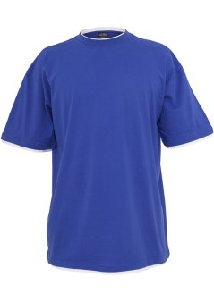 Contrast Tall Tee - roy/wht