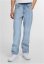 Heavy Ounce Straight Fit Zipped Jeans - new light blue washed