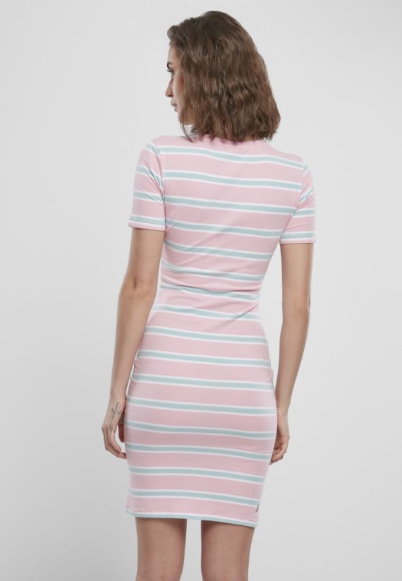 Ladies Stretch Stripe Dress