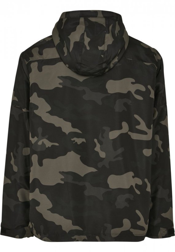 Pánská bunda Fleece Pull Over Windbreaker - darkcamo