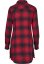 Dámská košile Urban Classics Check Shirt Dress - tmavě modrá/červená