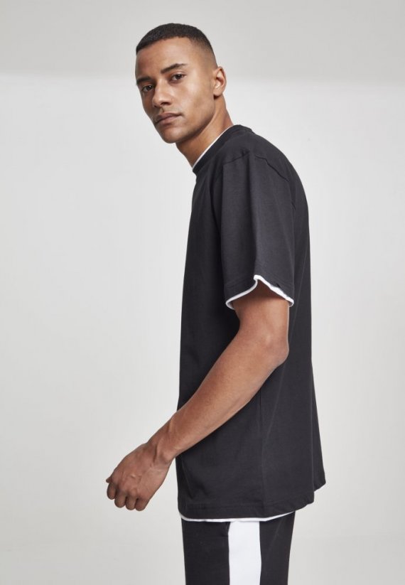 Contrast Tall Tee - blk/wht