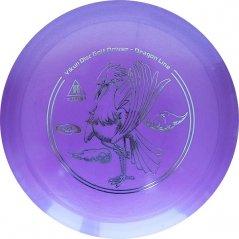 Frisbee Discgolf View Driver Dragon Line purple