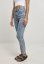 Ladies High Waist Skinny Jeans - light skyblue washed