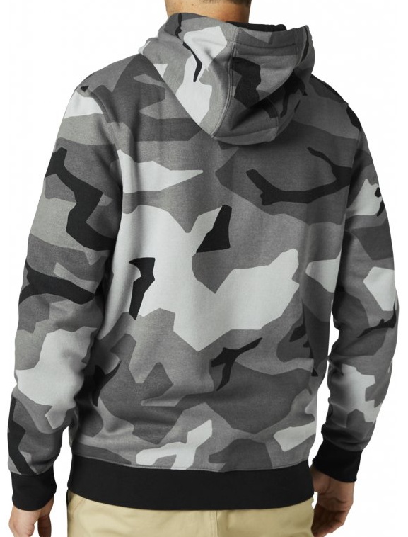 Pánska mikina Fox Pinnacle Camo Zip Fleece black camo