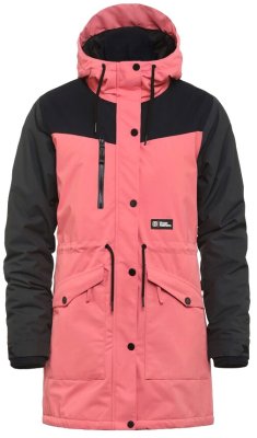 Růžová zimní snowboardová dámská bunda Horsefeathers Clarise