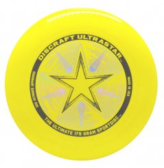 Frisbee Discraft Ultimate Ultra-star - žiarivá žltá