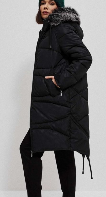Zimní dámský kabát Moodo Aisha black