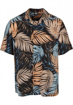 Palmfront pánská košile Urban Classics Viscose AOP Resort Shirt