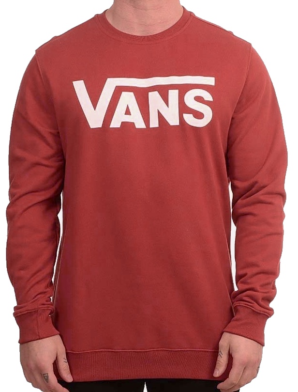 Mikina Vans Classic Crew II chili oil