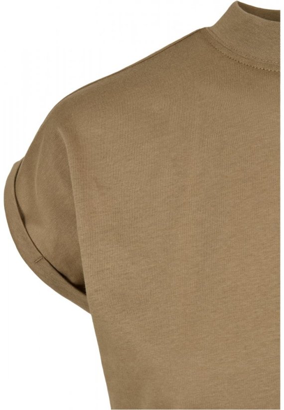 Ladies Turtle Extended Shoulder Dress - khaki