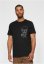 Skull One Line Tee - black