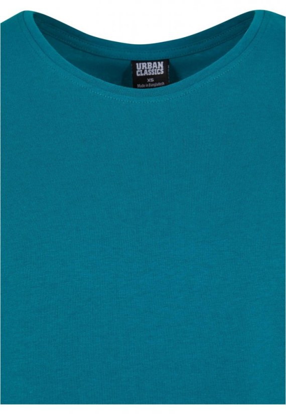 Dámské šaty Urban Classics Valance Tee - vodní zelená