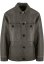 Synthetic Vintage Leather Shirt Jacket black M
