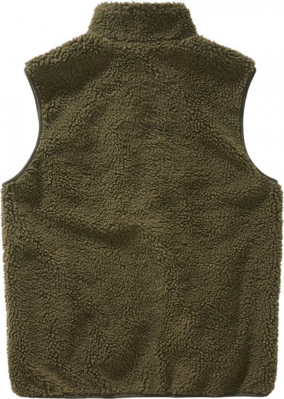 Pánská vesta Brandit Teddyfleece - olivová