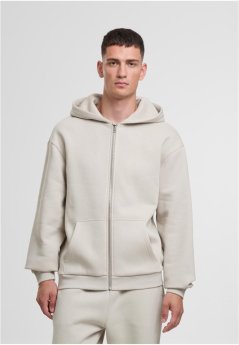 Fluffy Zip Hoody - cloud