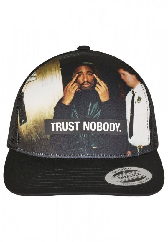 Czapka z daszkiem Tupac Trust Nothing Retro - czarna