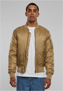Basic Bomber Jacket - beige