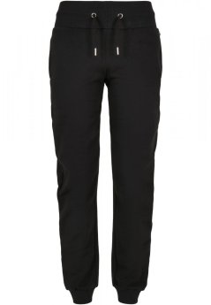 Dámské tepláky Urban Classics Ladies Organic High Waist Sweat Pants - černé