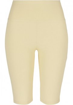 Ladies Organic Stretch Jersey Cycle Shorts - softyellow