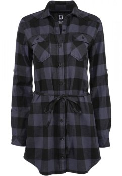 Ladies Longshirt Lucy - black/grey