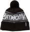 Čiapka Meatfly Robb black/grey heather