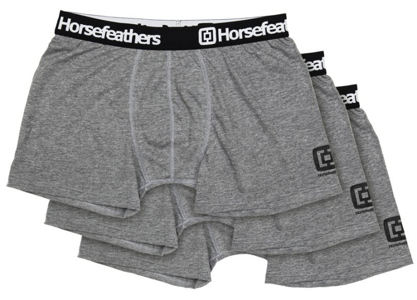 Trenky Horsefeathers Dynasty 3pack heather anthracite