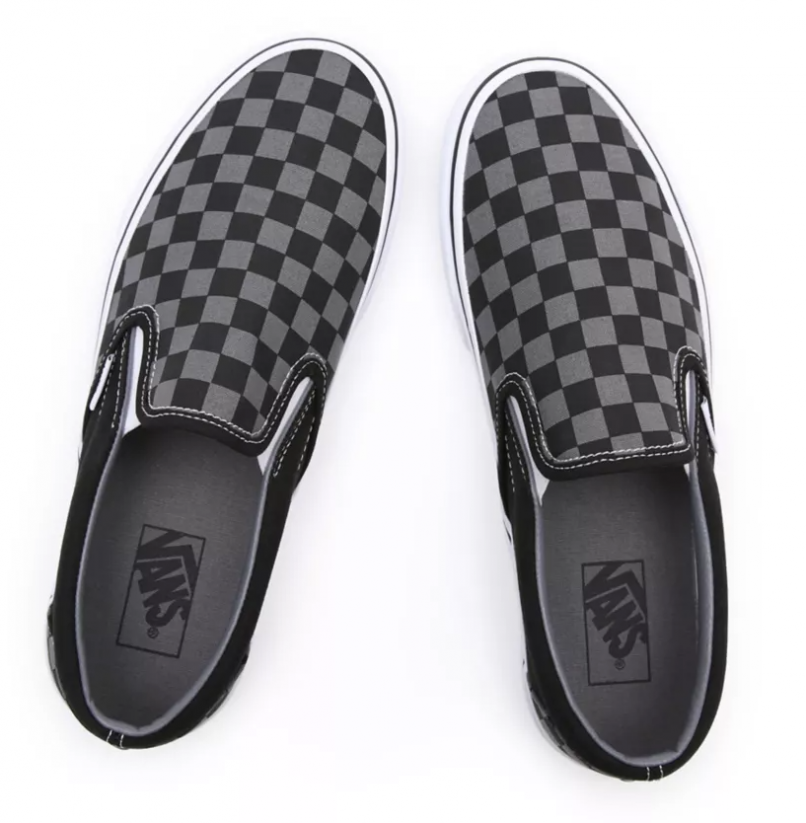 Buty Vans Classic Slip-On black/pewter checkerboard