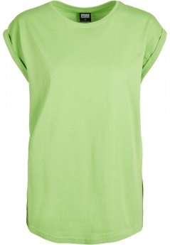 Ladies Extended Shoulder Tee - ghostgreen