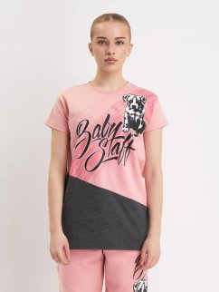 Babystaff Buckes T-Shirt Pink Grey