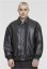 Synthetic Leather Blouson black 5XL
