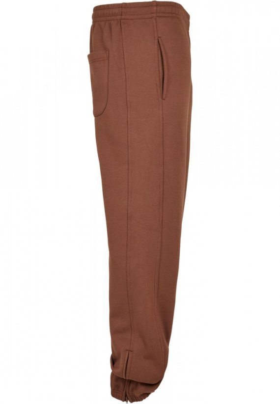Męskie spodnie dresowe Urban Classics Basic Sweatpants - brąz