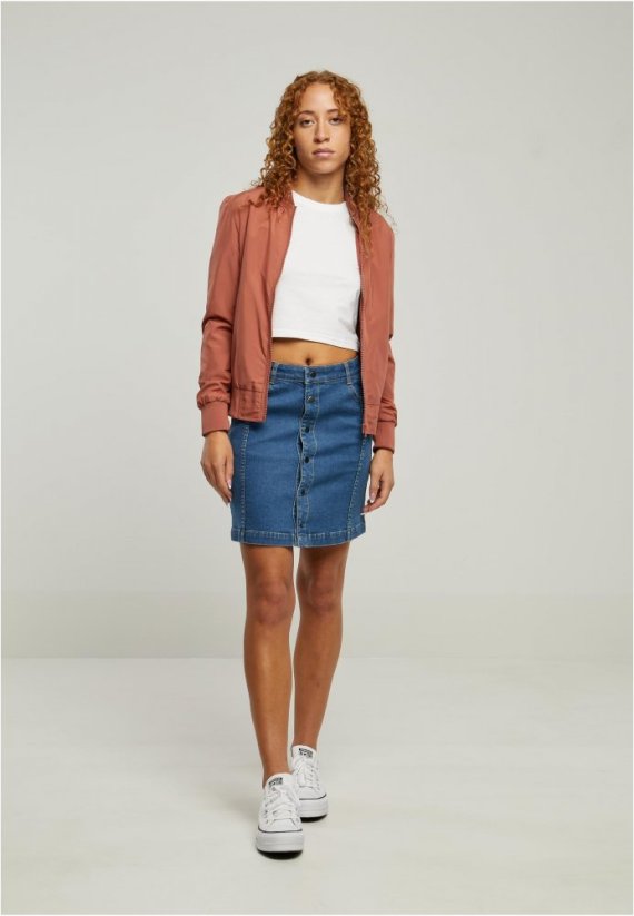 Dámská cihlová jarní/podzimní bomber bunda Urban Classics