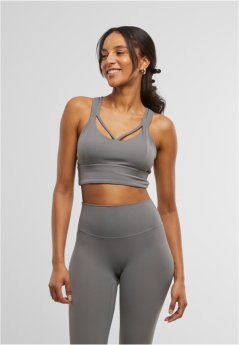 Ladies Sports Bra Crossed senior  - senior grey