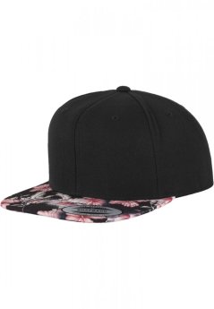 Unisex kšiltovka Urban Classics Floral Snapback - barevný kšilt