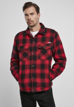 Brandit / Lumberjacket red/black