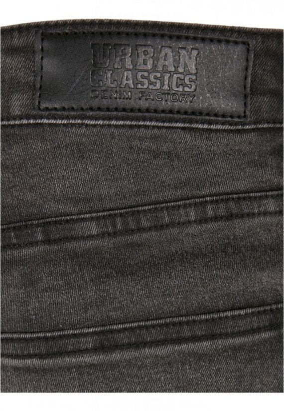 Pánske džínsové kraťasy Urban Classics Relaxed Fit - real black washed