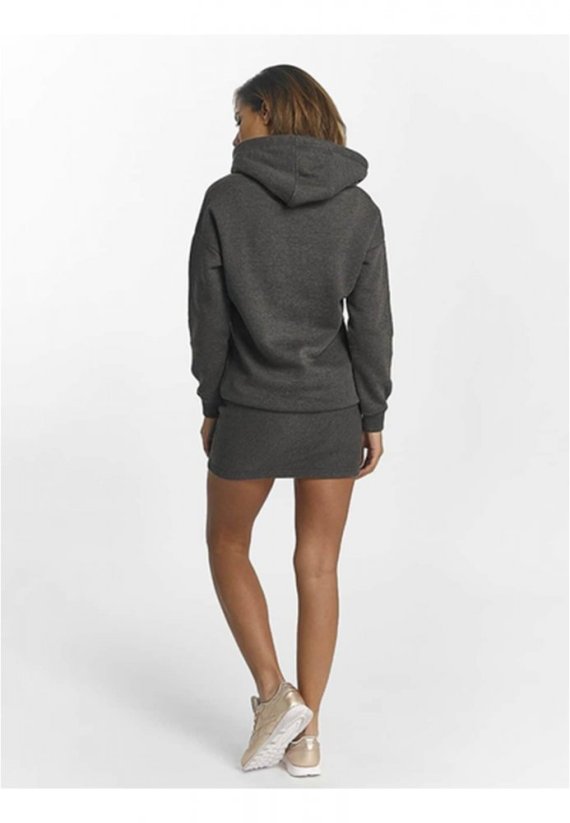 Dámská mikina DEF Cropped Hoody Dress Rose - anthracite