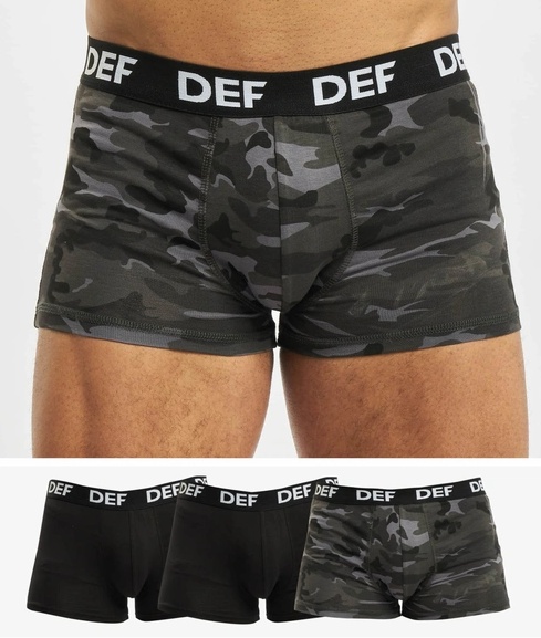 Boxerky DEF Men Boxer Short 4er Pack in camouflage