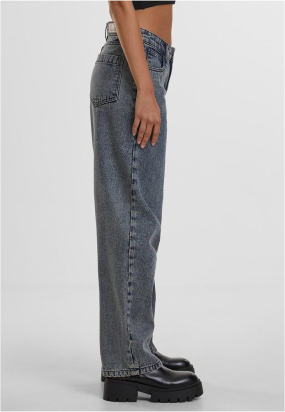 Ladies Mid Waist 90´s Jeans  - new light blue dirty washed