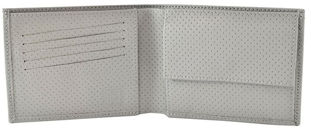 Peněženka Horsefeathers Gear perforated gray