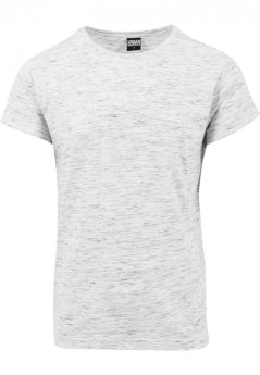 T-shirt Space Dye Turnup Tee - wht/gry